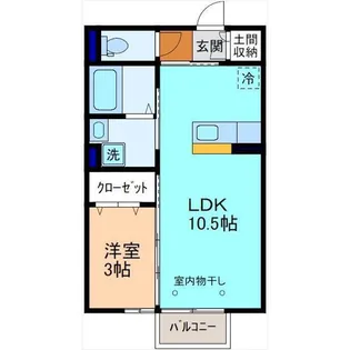 プラン・ド・レーブ【2階】の間取り