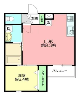 カプア湘南【2階】の間取り