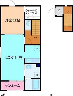 エスポワール【2階】の間取り