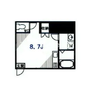 ヴィラ上板橋【1階】の間取り