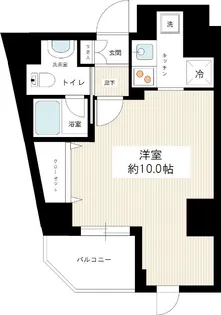 グラントゥルース馬込【6階】の間取り