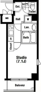 ガラ・ステージ森下【2階】の間取り