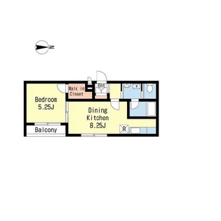 BRANCHE-UN【1階】の間取り