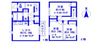 パークヒルII【1階】の間取り