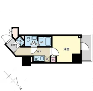 プライマル品川大森海岸【3階】の間取り