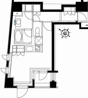 ミリアレジデンス日本橋人形町II【4階】の間取り