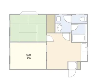 パレス若葉【3階】の間取り