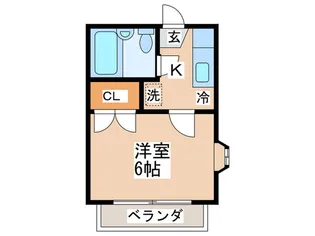 サンコ-ポ本蓮沼【2階】の間取り