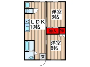 愛商事ビル【2階】の間取り