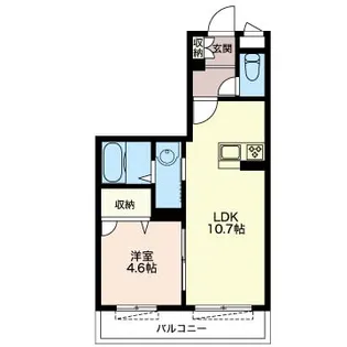 ドリーミオ大塚 B【2階】の間取り