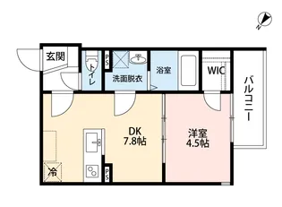 MIRAISM旭【2階】の間取り