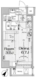 メイクスデザイン川崎III【5階】の間取り
