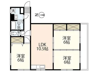 土井ビル【2階】の間取り
