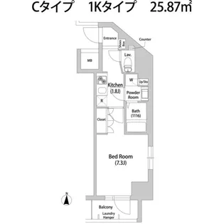 Brisa本郷真砂【2階】の間取り