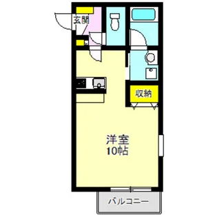 ウインドヴィレッジ【2階】の間取り