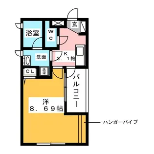 トゥルーハート御器所【3階】の間取り