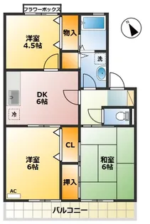 アヴァンティコート【2階】の間取り