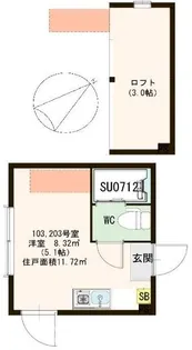 コーポ北池袋【1階】の間取り
