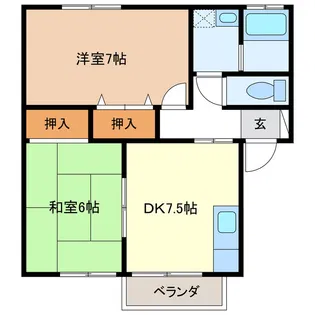 ウィステリア【1階】の間取り