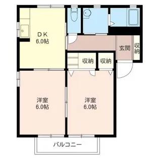 フォーレスグリーンA【1階】の間取り