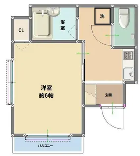 メゾンユニソール神楽坂【4階】の間取り