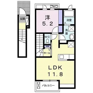 メゾン ド ポラリス【2階】の間取り