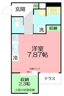 ヴィラ中海岸【1階】の間取り