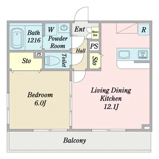 サンシャイン【3階】の間取り