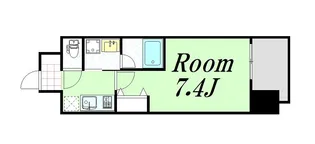 BROAD 新うめきたRESIDENCE【5階】の間取り