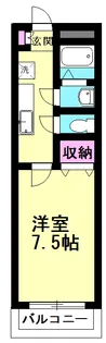 アクアランドマンション【1階】の間取り