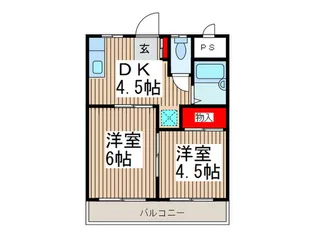 ルネッサ モリタ【3階】の間取り