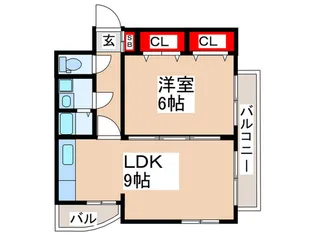 メゾン栄【3階】の間取り
