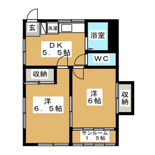 ベイハウス【2階】の間取り