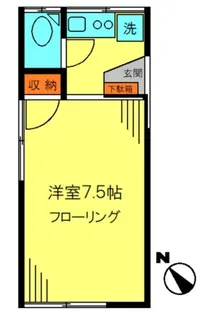 コスモ新町C棟【2階】の間取り