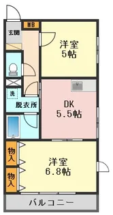 パロ金町【2階】の間取り