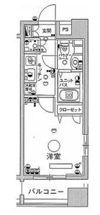 スカイコート蔵前【3階】の間取り