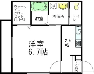ボアソルチ西落合【2階】の間取り