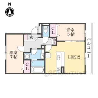 FiorenteDue【1階】の間取り