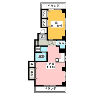 谷口ビル【2階】の間取り