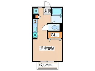 パセオ朋栄II【1階】の間取り
