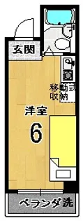 ユーシティー早川【2階】の間取り