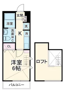 Grandir千城台【2階】の間取り