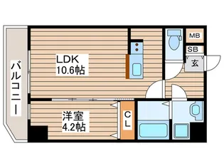 URBAN TERRACE ODAWARA【6階】の間取り