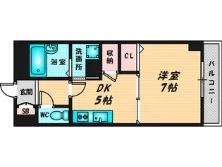 メルシー2000【7階】の間取り