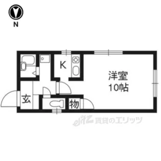 エルシティ北山【1階】の間取り