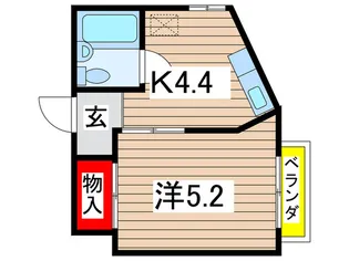 ストークハイツ皆川【2階】の間取り
