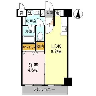 FREESIA【2階】の間取り
