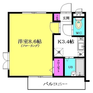 パストラル【1階】の間取り