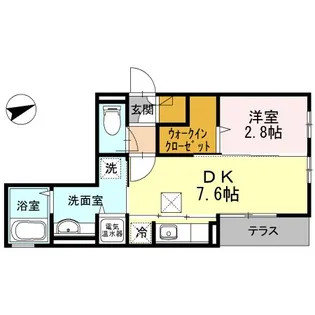 アペルトサピエンティア【1階】の間取り