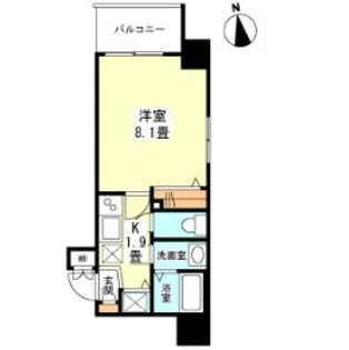 ガーラプレイス新宿御苑【12階】の間取り